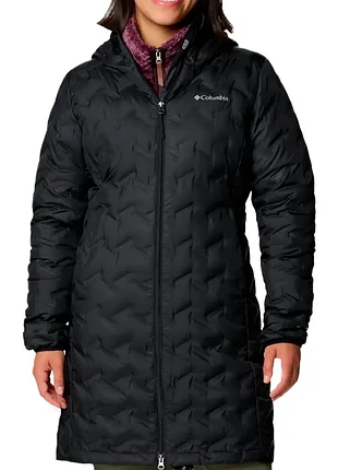Куртка жіноча columbia delta ridge™ ii long down jacket чорна 2088211-010