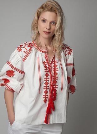 Шикарна вишита сорочка, вишиванка cristina beautiful life, оригінал