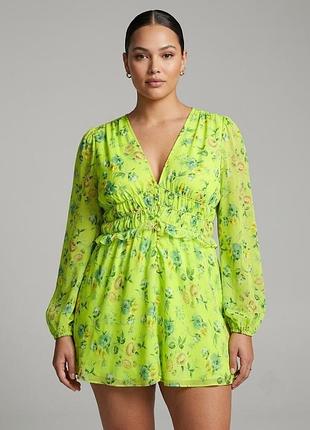 Туника asos в цветочный принт