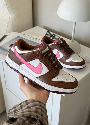 Женские кроссовки nike sb dunk smokey mauve playful pink