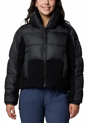 Куртка жіноча columbia leadbetter point ii sherpa hybrid бузкова 2085601-010
