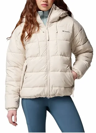 Куртка жіноча columbia pike lake™ iii hooded jacket бежева 2133561-278