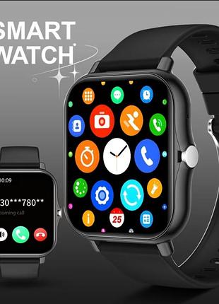 Смарт-годинник 1.83" full touch, дзвінки, пульс, спорт – безкоштовна доставка!