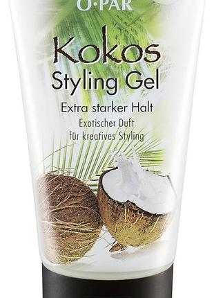 Гель для укладання волосся swiss-o-par kokos styling gel кокосовий, 150 мл