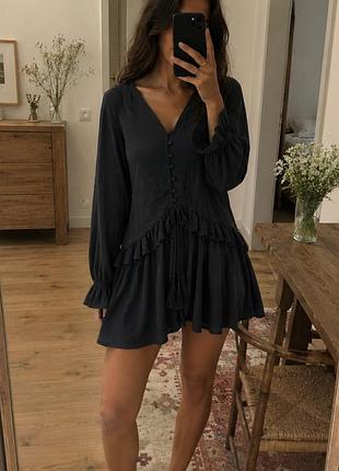 Короткое свободное платье h&amp;m