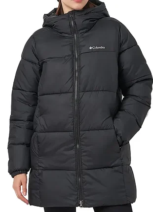 Куртка женская columbia puffectTM ii mid hooded jacket черная 2088471-010