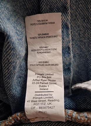 Стильный джинсовый комбинезон denim co. / primark (размер s / 36)