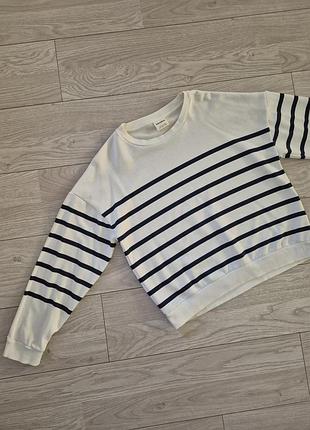 Світшот, кофта pull&amp;bear у смужку 2