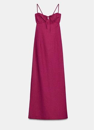 Сукня-сарафан  з льону zara.