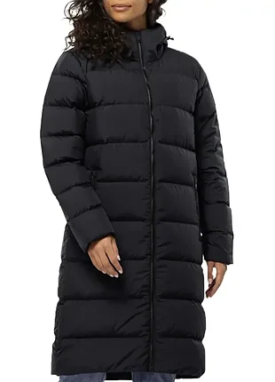 Куртка жіноча jack wolfskin frozen palace coat w темно-сіра 1204133-6350