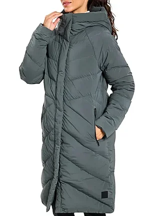 Куртка жіноча jack wolfskin marienplatz coat w зелена 1206971-4136
