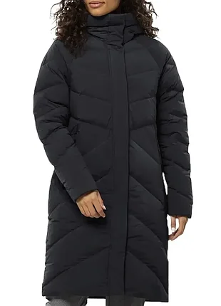 Куртка жіноча jack wolfskin marienplatz coat w темно-сіра 1206971-6350