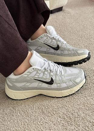 Кроссовки женские nike p-6000 grey beige