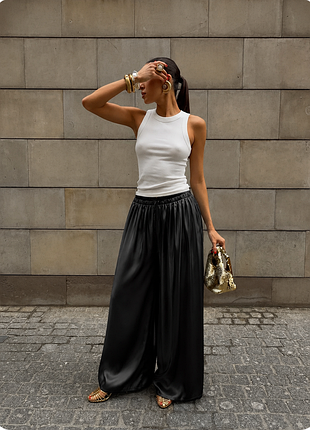 Штаны палаццо zara