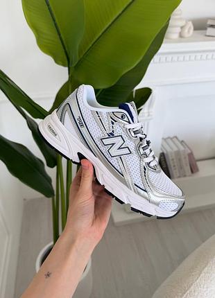 Кросівки жіночі new balance 740 white navy blue