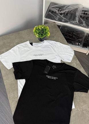🔥 футболка armani — 100% бавовна | біла/чорна | premium туреччина | розміри s-xl | відправка по всій україні