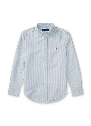 Сорочка в смужку на хлопчика 12 років ralph lauren