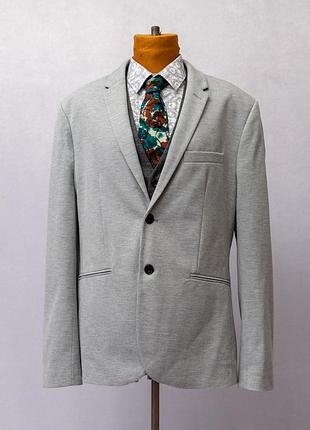 Светлый блейзер-кардиган для образов в стиле smart casual ✂️zara, made in turkey 📍размер eur/usa xxl, mex 46 (детали в описании)