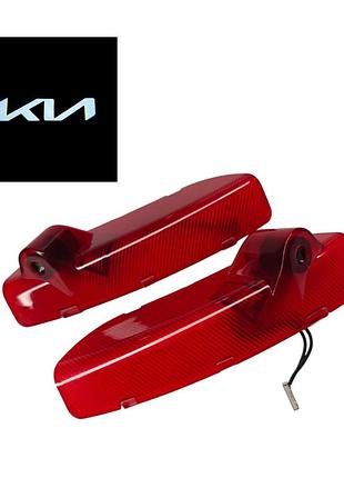 Светодиодная штатная подсветка на двери автомобиля с логотипом kia cerato 2005-2012