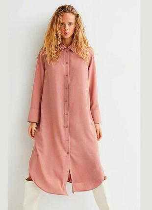 Длинное платье рубашка h&amp;m