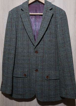 Чоловічий піджак john lewis harris tweed blazer jacket size m