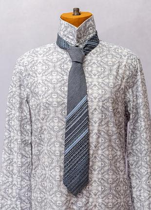 Краватка з гобеленовою діагональною текстурою ✂️leo mancini 📍розмір 139 см