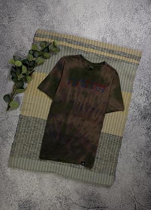 Вінтажна бавовняна футболка adidas logo tie dye