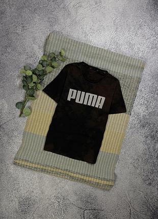 Футболка puma big logo tie dye