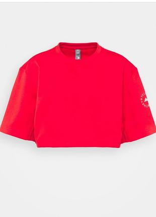 Вкорочена футболка adidas by stella mccartney future playground, жіноча, розмір xs