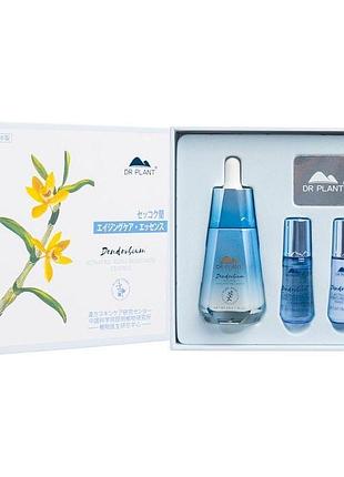 Dr.plant activating aging-resistance set зволожуючий антивіковий набір (лосьйон, есенція, емульсія)