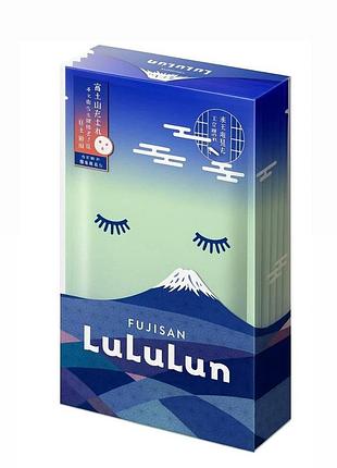 Lululun face mask fuji clear stream зволожуюча маска з джерельною водою з гори фудзі, 1 шт х 5 уп