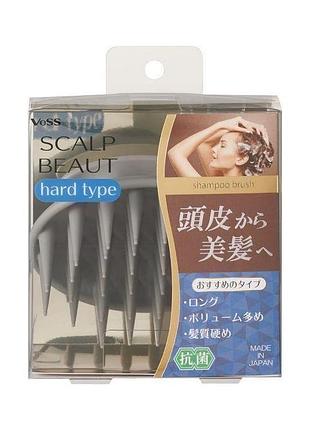 Vess scalp beaut shampoo brush жесткая эластичная щетка для массажа головы во время мытья волос