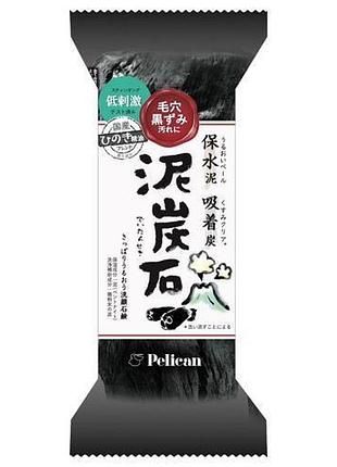 Pelican deitanseki мыло с древесным углем, 135 гр