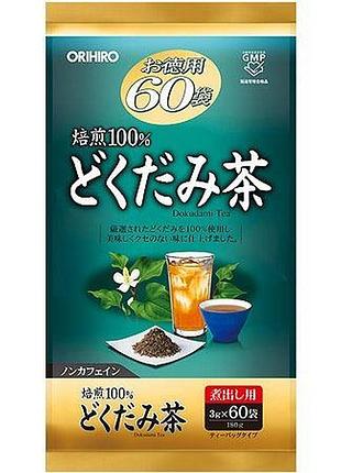 Orihiro dokudami tea детокс-чай з докудамі, 60 пакетиків