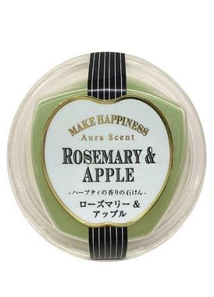 Pelican aurascent clear soap rosemary мыло ручной работы с ароматом розмарина и яблока, 75 г