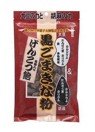 Seiki genkotsu candy конфеты из черного кунжута и кинако, 140 г