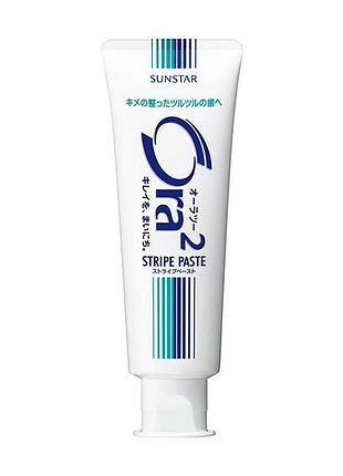 Sunstar ora2 stripe paste зубна паста подвійний кальцій, 140 г