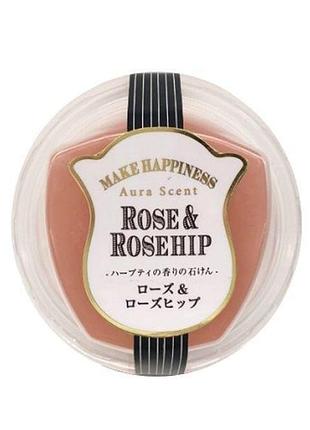 Pelican aurascent clear soap rose мило ручної роботи з ароматом троянди та шипшини, 75 г
