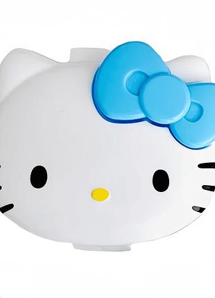 Daiso medicine case дитячий органайзер на 4 комірки (блакитний), 1 шт