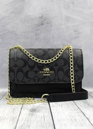 Жіноча сумка coach чорний