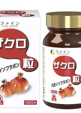 Fine japan pomegranate экстракт граната и изофлавоны сои, 450 табл