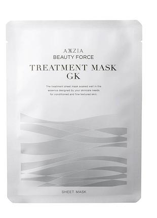 Axxzia beauty force treatment mask gk зволожувальна маска для подразненої шкіри, 1 шт