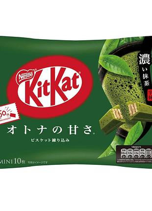Nestle japan kit kat matcha chocolate вафлі зі смаком матча, 10 шт