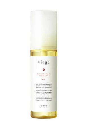 Lebel viege oil олія для м’якого, слухняного та блискучого волосся 90 мл