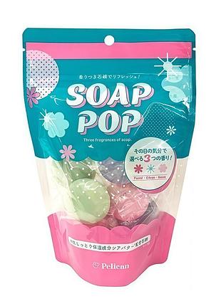 Pelican soap pop асорті з 3-х видів мінімил, 15 г х 9 шт
