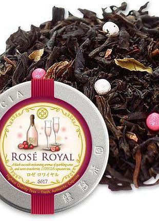 Lupicia rose royale преміальний чорний чай з полуницею та ігристим, 50 г