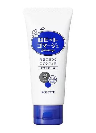 Rosette gommage clear peel мʼякий пілінг-гоммаж з вугіллям та ана-кислотами, 120 г