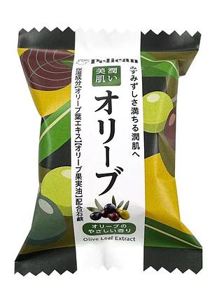 Pelican olive мило з екстрактом листя оливи та олії плодів оливи, 80 гр