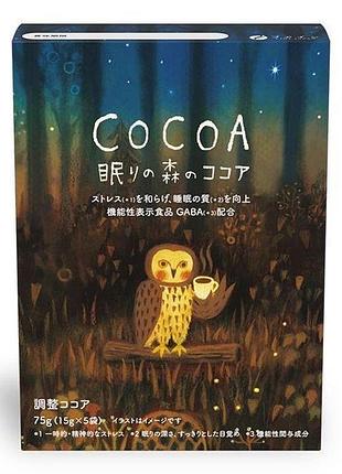 Fine japan cocoa sleeping forest какао с гамк и глицином, 5 шт.