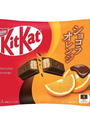 Nestle japan kit kat orange chocolate вафли с апельсиновым вкусом, 9 шт